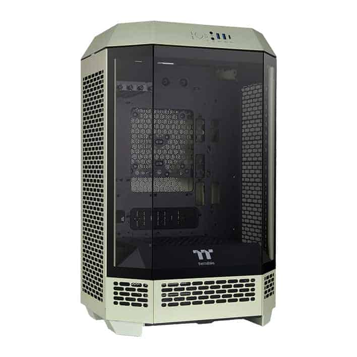 (image for) Thermaltake The Tower 300 Matcha Green Micro Tower Tempered Glass PC Gaming Case